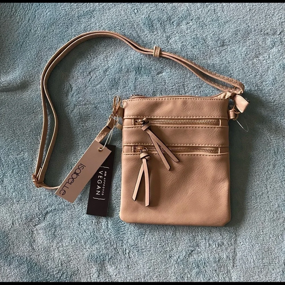 NWT-ISABELLE CROSSBODY-TAN
